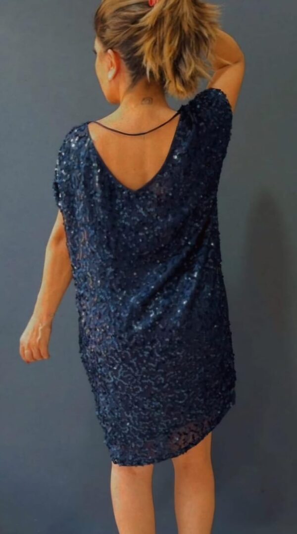 VESTIDO AZUL MARINHO PAETÊ - Image 3