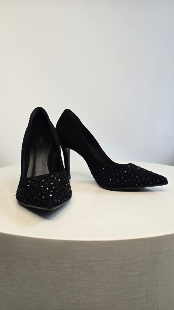 SCARPIN PRETO COM STRASS - Image 3