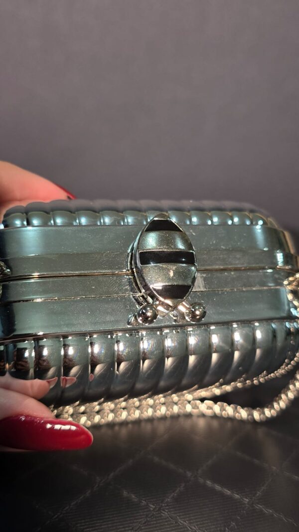 BOLSA CLUTCH PRATA- BRECHÓ - Image 5