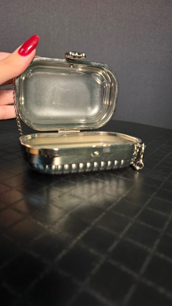 BOLSA CLUTCH PRATA- BRECHÓ - Image 6